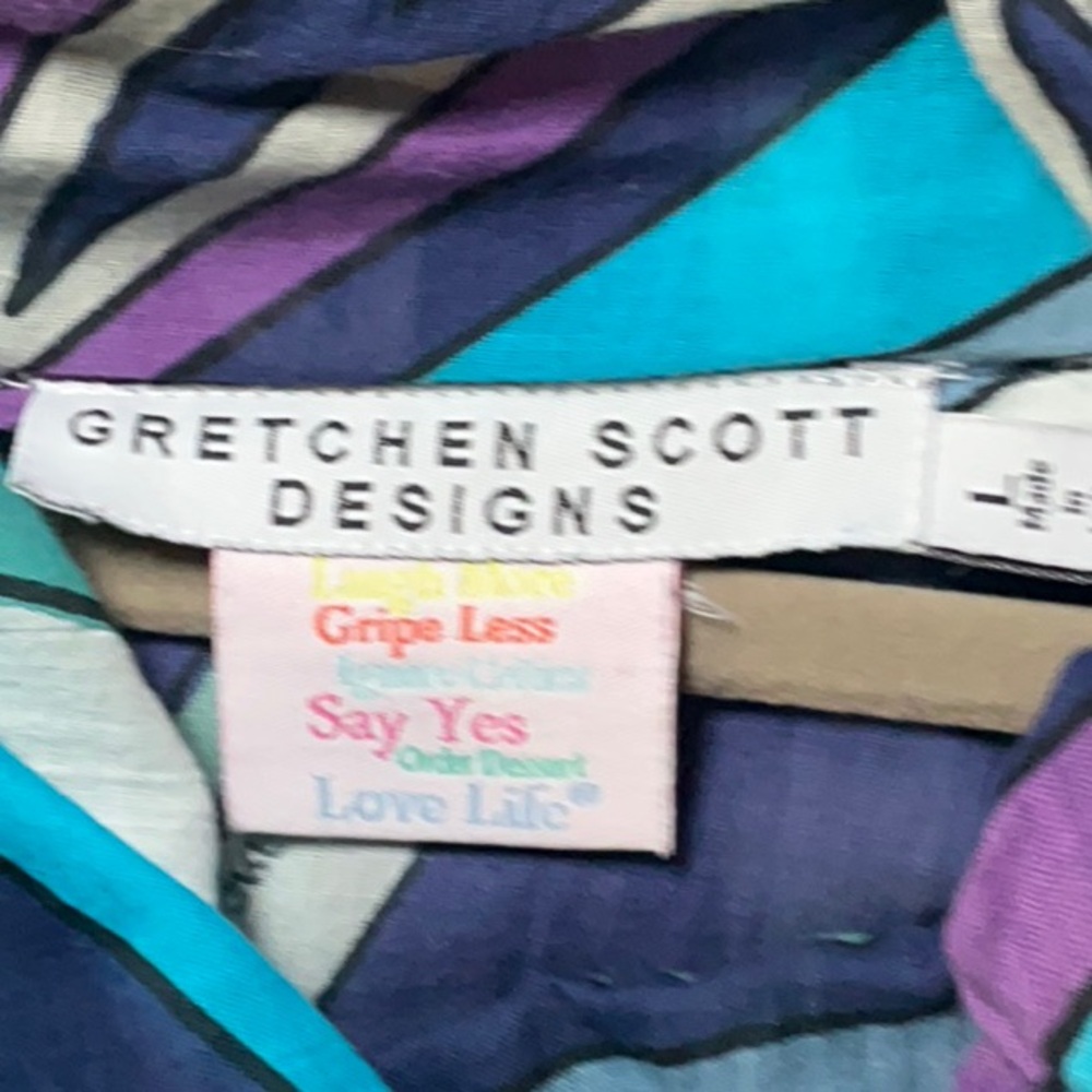 Gretchen Scott Large cowl neck tunic top - Picture 5 of 6